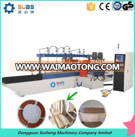 High quality 2.4m two scalpers CNC double-sided wood copy milling machine